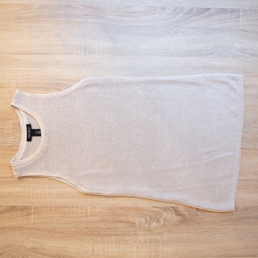Long length dressy sleeveless top
